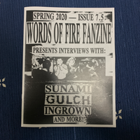 Words of Fire Fanzine #7.5